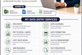 data entry specialist ms office