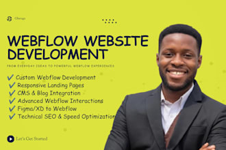 do webflow website for clinic, medical personel,, hospital