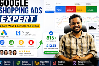 setup and manage google shopping ads and performance max campaign