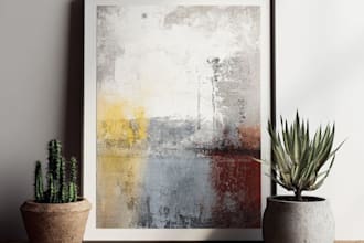 create trendy printable wall art, digital wall art for etsy