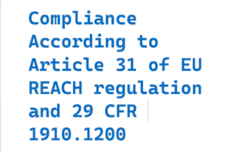 provide compliance of your product