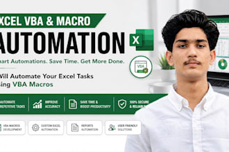 automate excel tasks using vba macros, userforms and custom automation