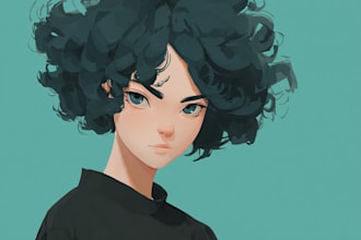 professional anime character artist digital illustrator