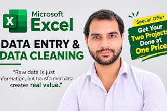 do ms excel data cleaning and formatting, splitting, sorting