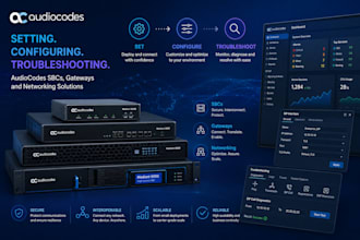 configure and troubleshoot your audiocodes products