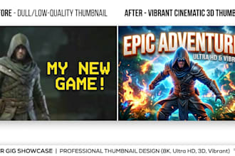 create professional ai youtube thumbnail design