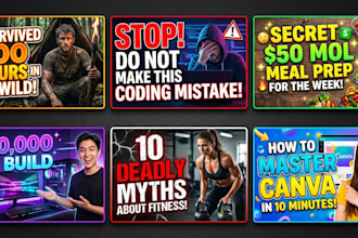 design a thumbnail for you