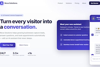 build a modern website with ai chat that replies instantly
