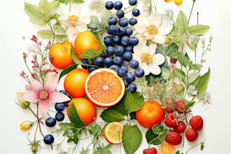 paint watercolor flowers and botanical illustrations