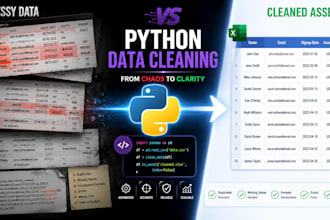 write python scripts for data cleaning and formatting