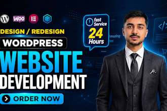 design or redesign a responsive and luxury wordpress website