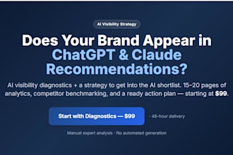 run an ai visibility audit and optimize you for chatgpt and ai search
