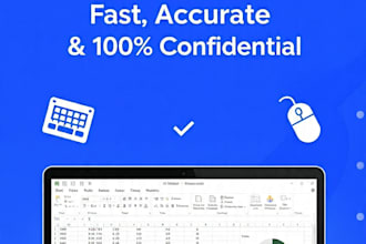convert PDF to excel or word conversion and 2 free revisions