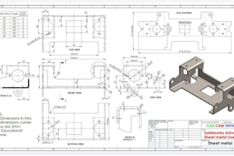 do 3d model design in solidwork, 3d cad design, and product rendering