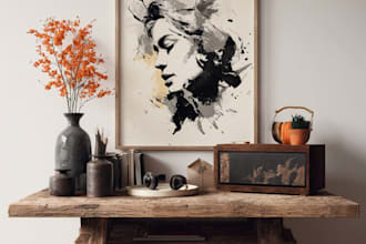 design high quality printable digital wall art for etsy