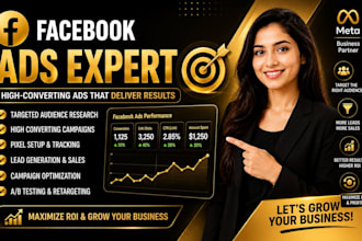 create and manage high converting facebook ads campaigns