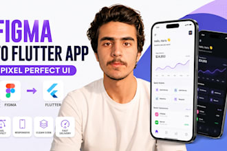 convert figma design to flutter app with pixel perfect ui