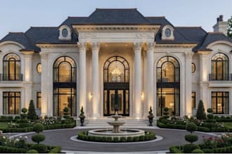 do 3d interior, exterior design, landscape, backyard design, 3d rendering