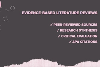 synthesize psychology research literature professionally