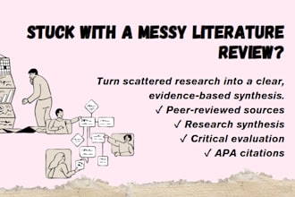 synthesize psychology research literature professionally