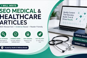 write SEO medical and health articles