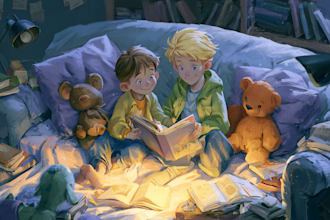 illustrate 3d children book illustration and children story