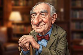 draw digital caricature portraits from photos