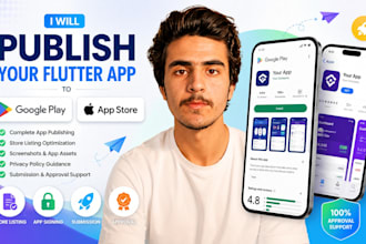 publish your flutter app to google play and apple app store