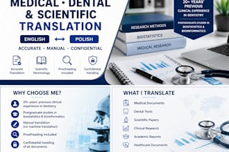 translate medical dental and scientific text