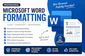 format, edit and prepare professional microsoft documents