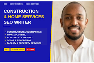 write your construction and home services SEO content