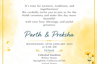 design modern and elegant invitation cards