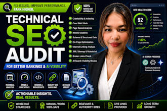 provide technical SEO audit and GEO backlinks
