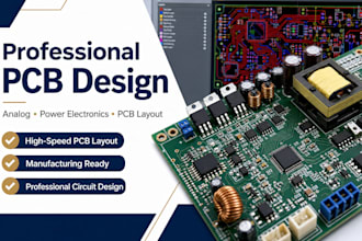 do pcb design for analog and power electronics circuits