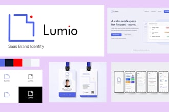 create a modern brand identity and brand style guide