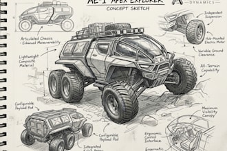 design and sketch the car or vehicle you want