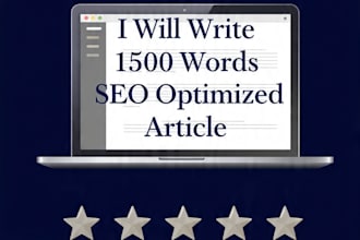 write blog posts and website content