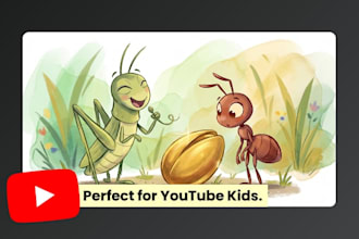 create animated ai kids stories for youtube