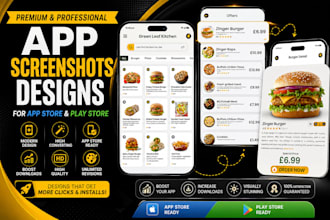 design app store and play store screenshots