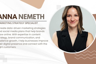 create a marketing strategy and social media marketing plan