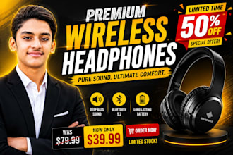 desig eye catching thumbnails graphics and socail media post