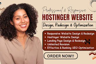 hostinger expert hostinger website design, redesign hostinger seo optimization