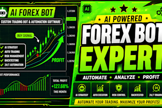 develop a custom ai forex trading bot and automation software