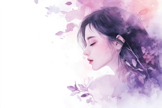 illustrate anything in watercolor style