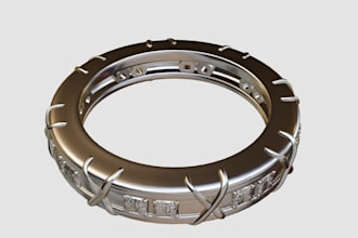 create professional 3d jewelry cad design for manufacturing