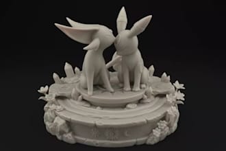 sculpt custom collectible character statue and premium stl for 3d printing