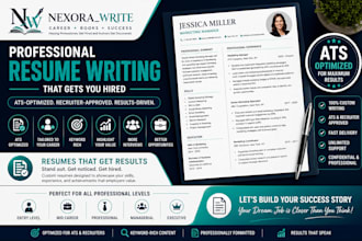 write an ats resume, executive resume, CV and cover letter