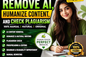 remove ai, humanize content, paraphrase, and check plagiarism