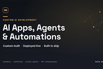 build a custom ai solutions and integrated business automations