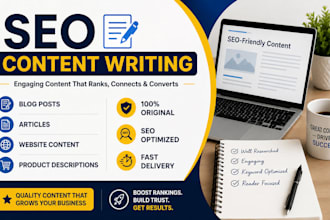 write SEO content, blogs, articles, and website copy